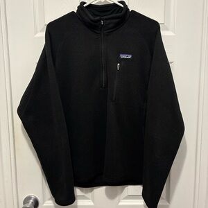 Black Patagonia 1/4 Zip Better Sweater
